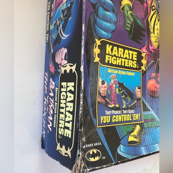 SOLD - VTG 1998 Kenner Batman Knight Force Ninjas Karate Fighters - In Box! - Picture 4 of 16